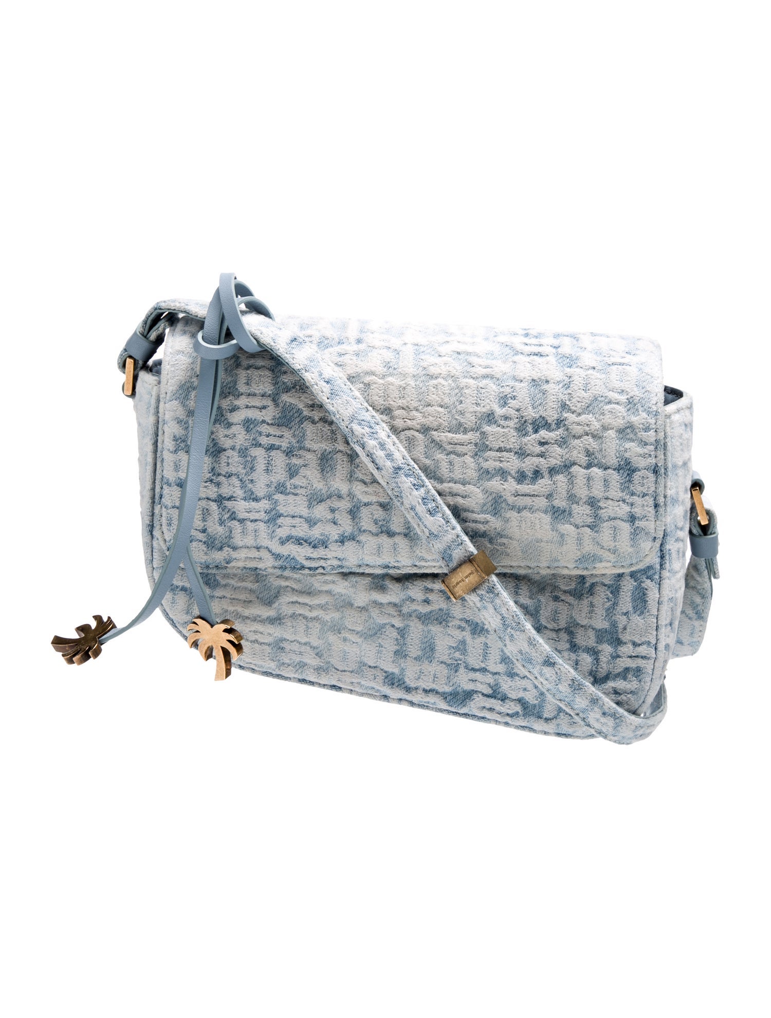 Palm Angels Denim Crossbody Bag