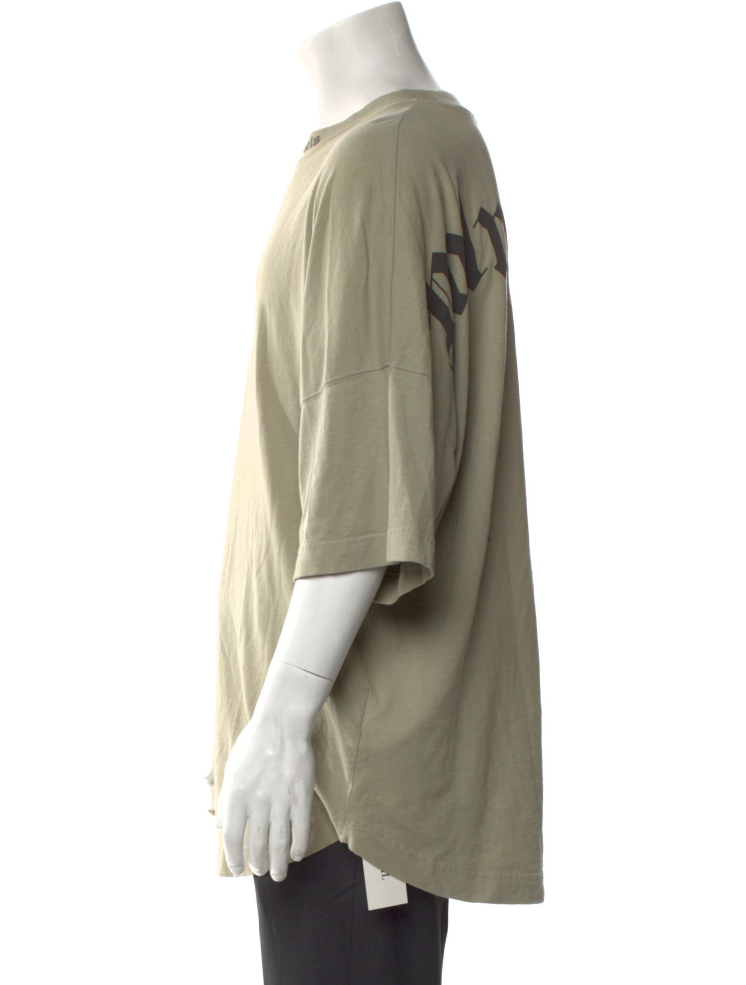 Palm Angels Crew Neck Three-Quarter Sleeve T-Shirt