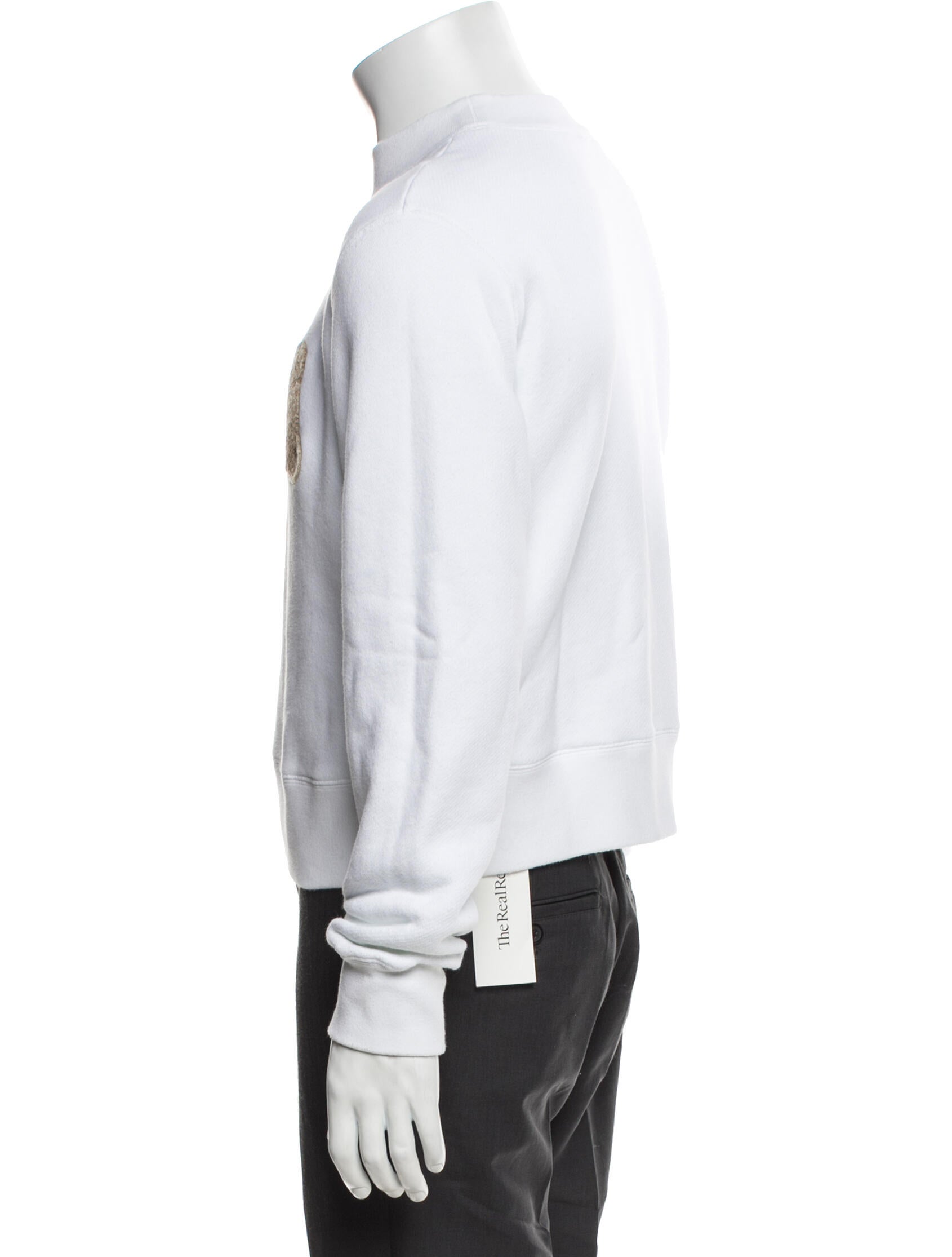 Palm Angels Graphic Print Crew Neck Sweatshirt