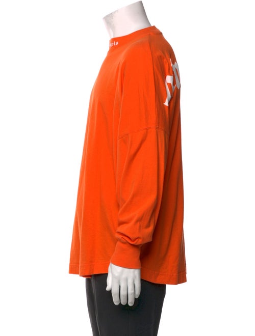 Palm Angels Graphic Print Mock Neck T-Shirt