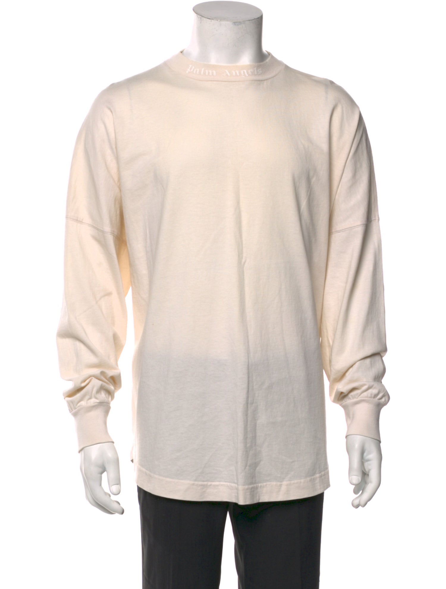 Palm Angels Crew Neck Long Sleeve T-Shirt