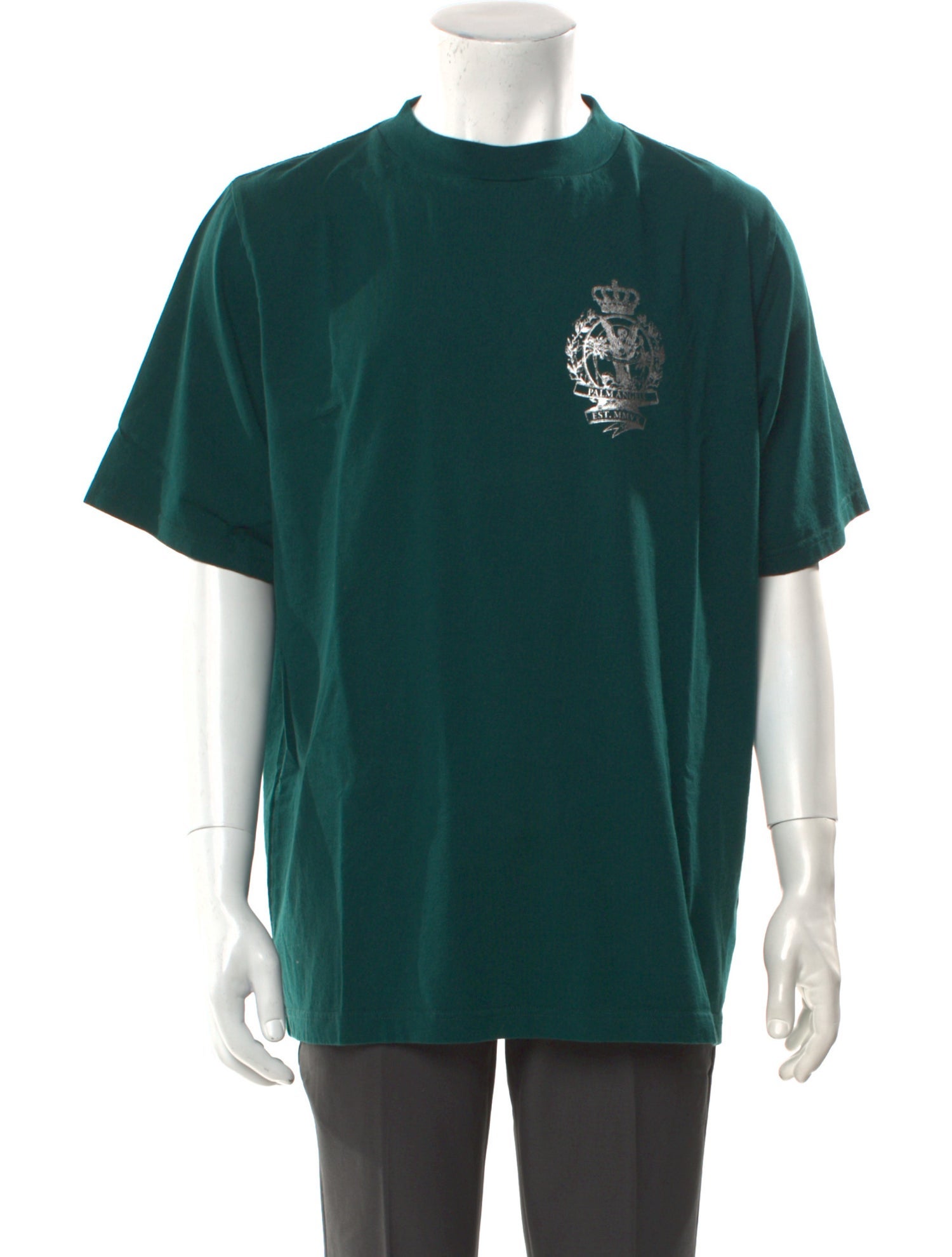 Palm Angels Graphic Print Crew Neck T-Shirt