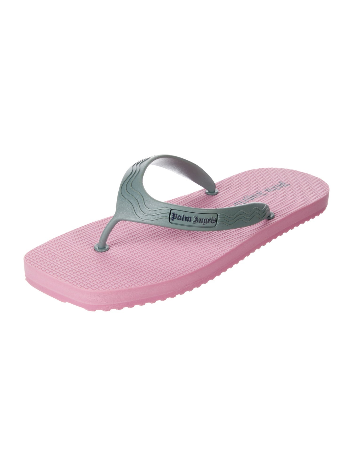 Palm Angels Rubber Printed Flip Flops w/ Tags