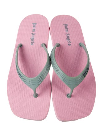 Palm Angels Rubber Printed Flip Flops