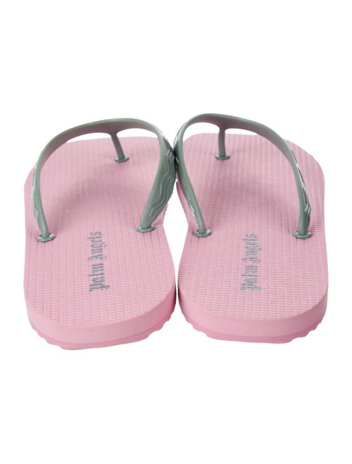 Palm Angels Rubber Printed Flip Flops