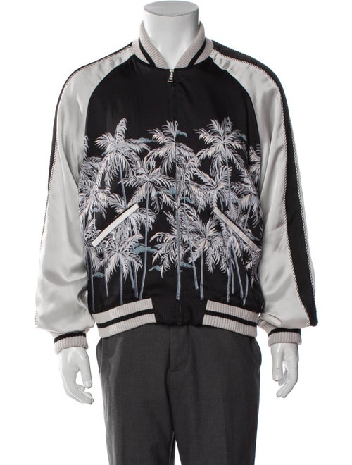 Palm Angels Graphic Print Bomber Jacket