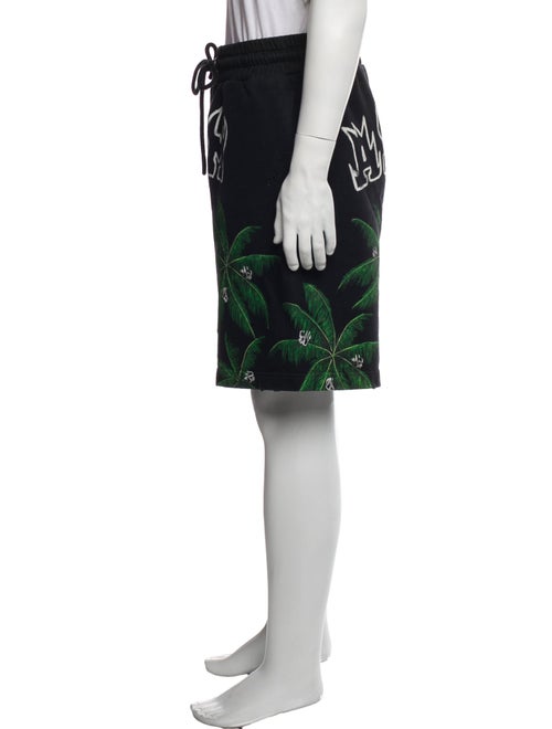 Palm Angels Graphic Print Jogger Shorts