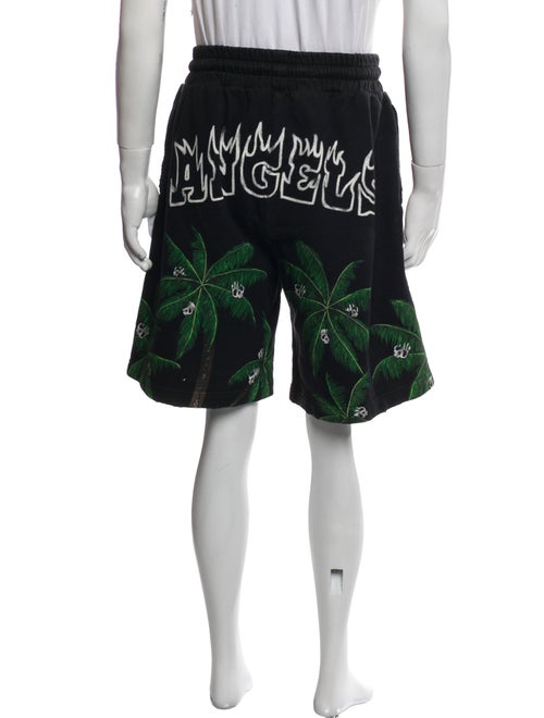 Palm Angels Graphic Print Jogger Shorts