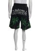 Palm Angels Graphic Print Jogger Shorts