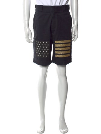 Palm Angels Graphic Print Jogger Shorts