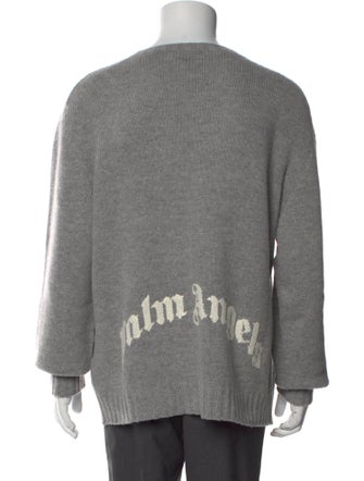 Palm Angels Wool Crew Neck Pullover