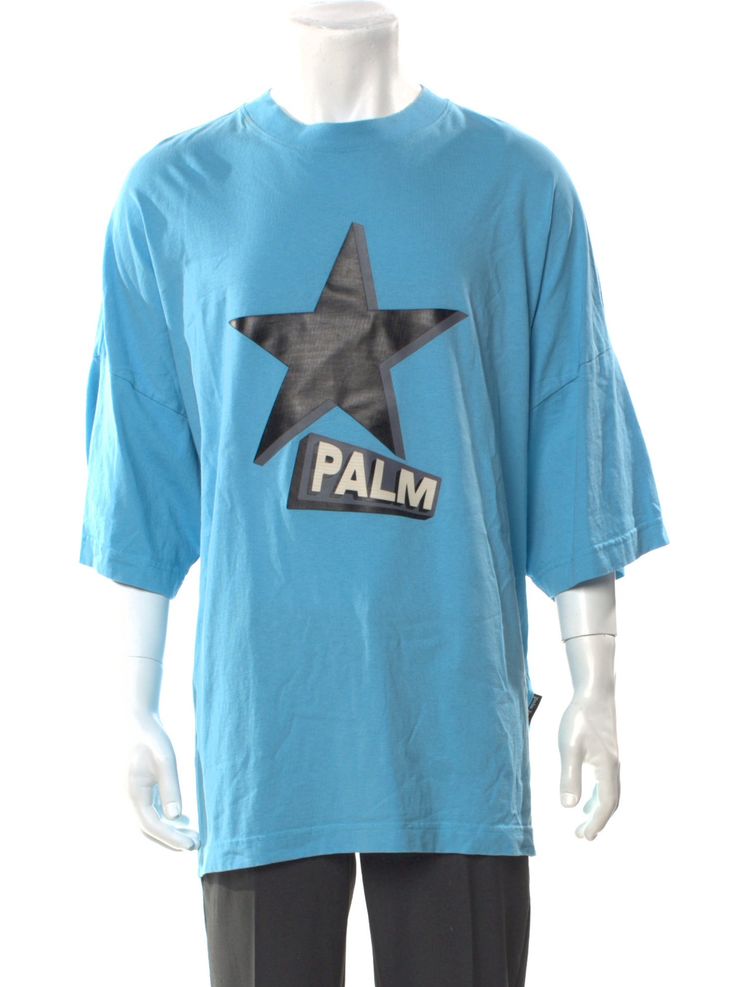 Palm Angels Graphic Print Crew Neck T-Shirt