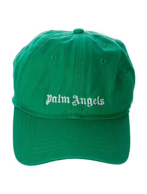 Palm Angels green pattern print baseball cap