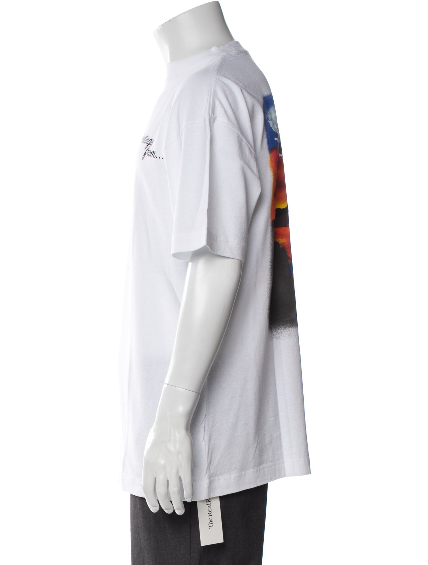 Palm Angels Graphic Print Crew Neck T-Shirt