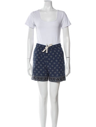 Palm Angels Paisley Print Embroidered Accent Lounge Set