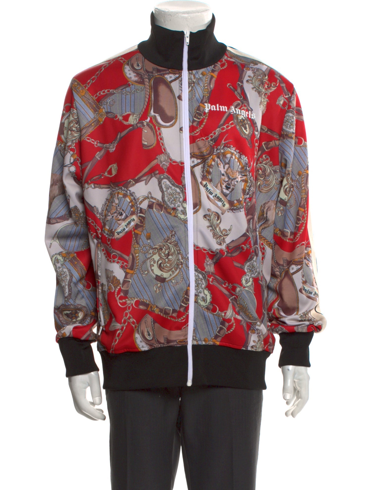 Palm Angels Printed Mock Neck Sweatshirt w/ Tags