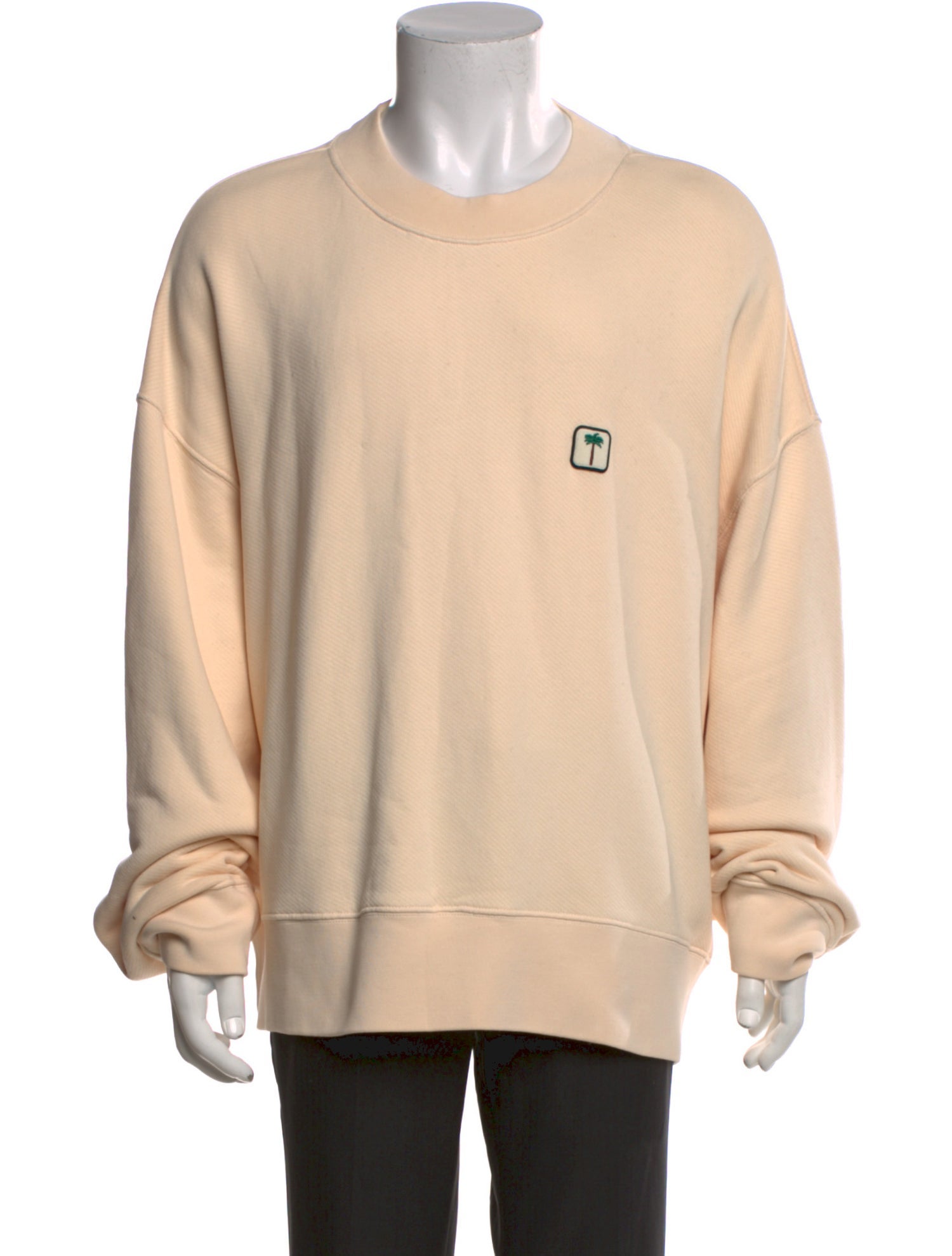 Palm Angels Crew Neck Long Sleeve Sweatshirt