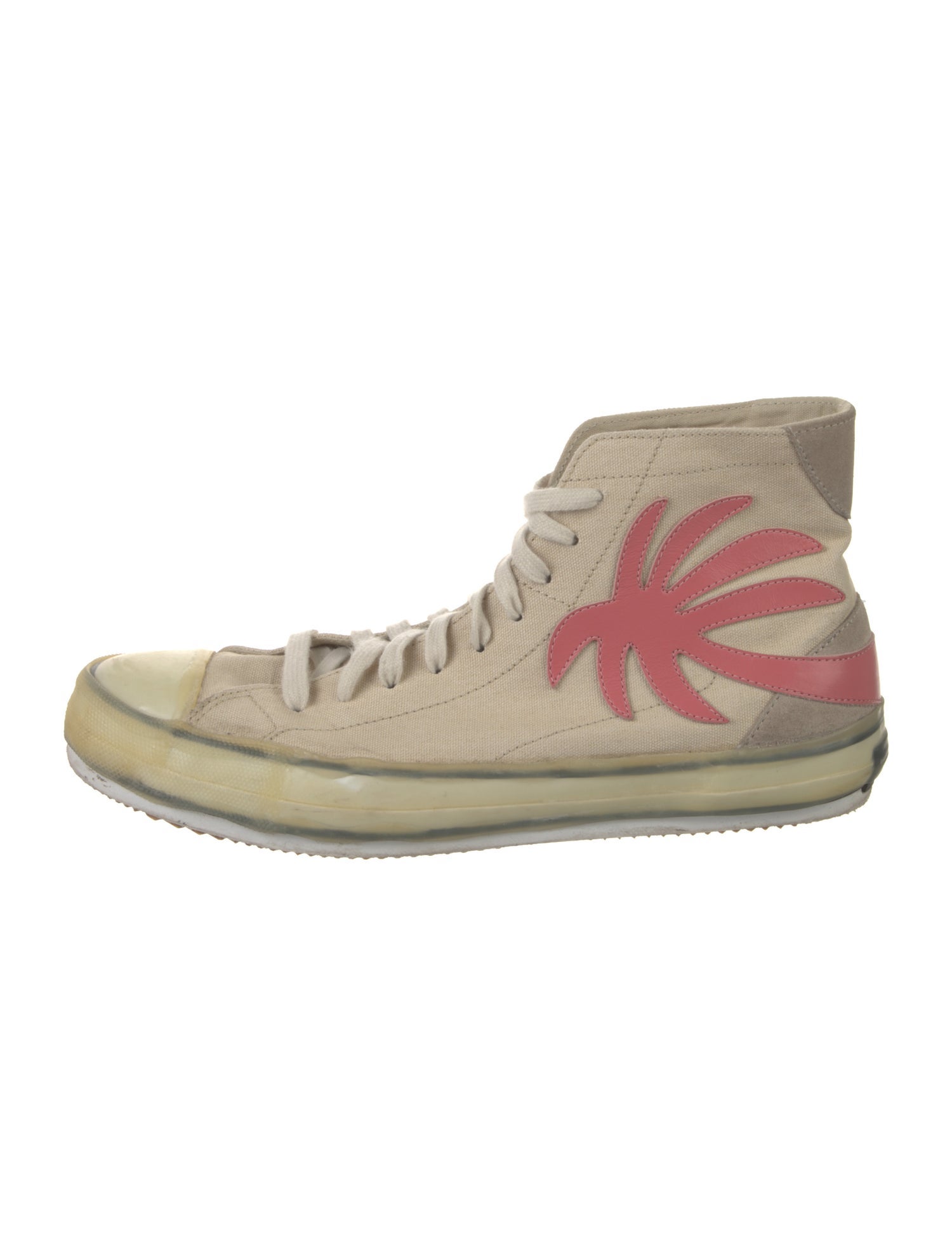 Palm Angels Canvas Printed Sneakers