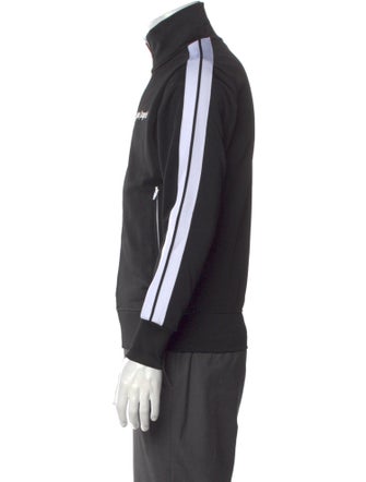 Palm Angels Graphic Print Turtleneck Sweatshirt