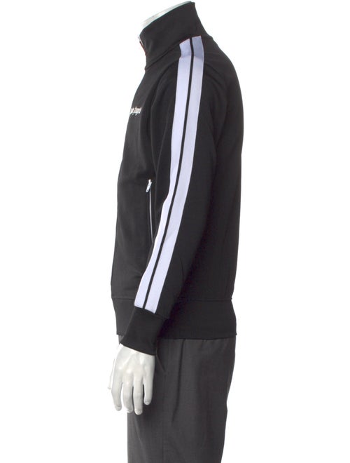 Palm Angels Graphic Print Turtleneck Sweatshirt