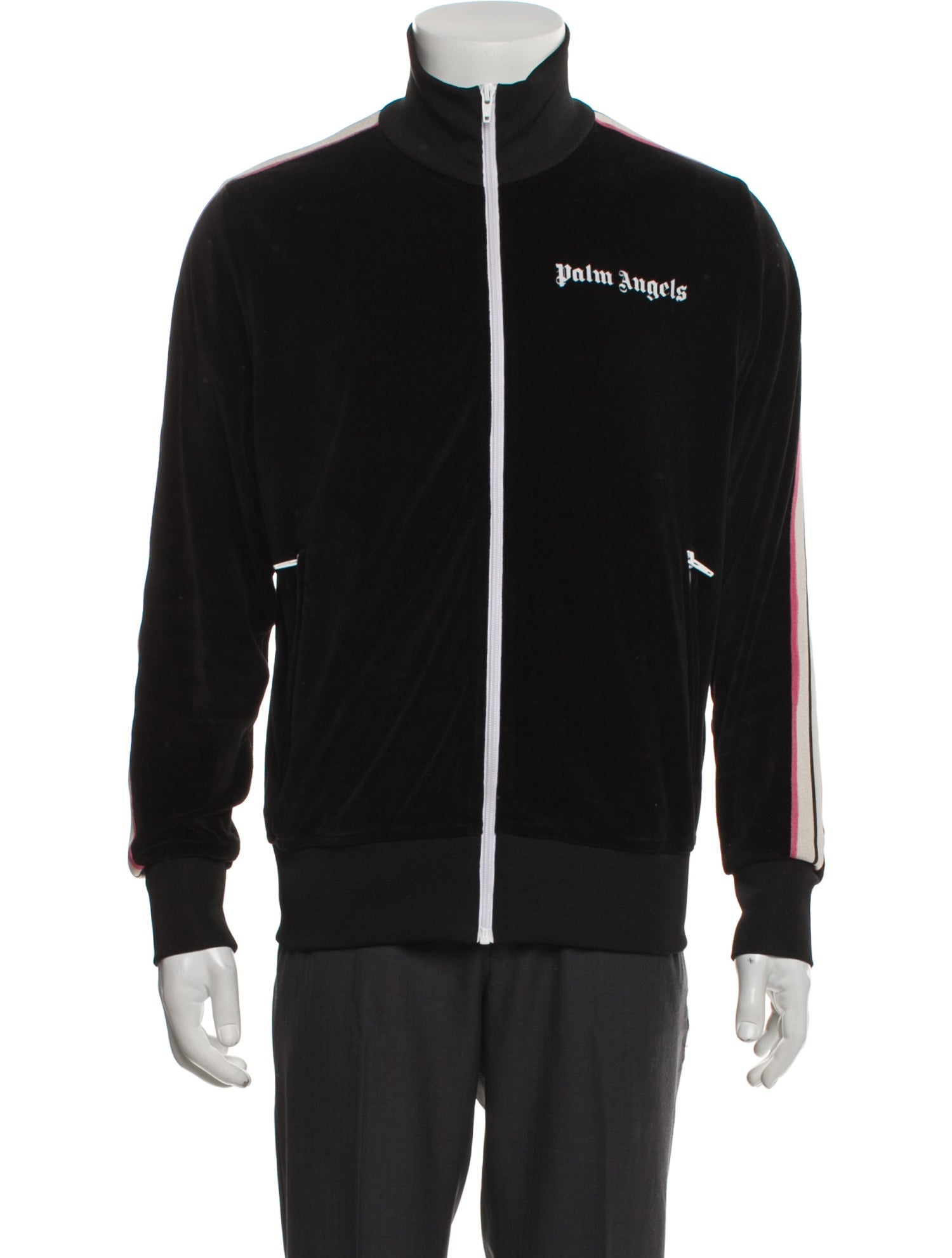 Palm Angels Striped Windbreaker