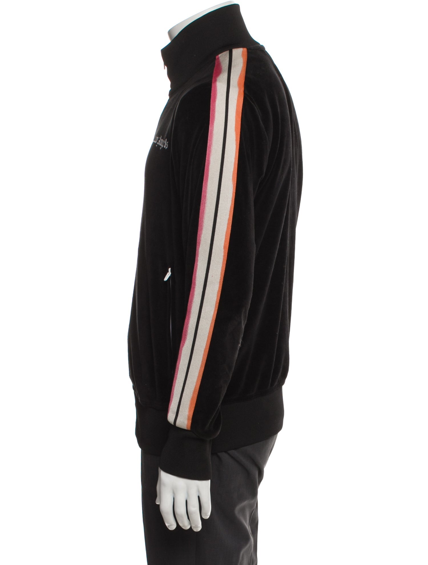 Palm Angels Striped Windbreaker