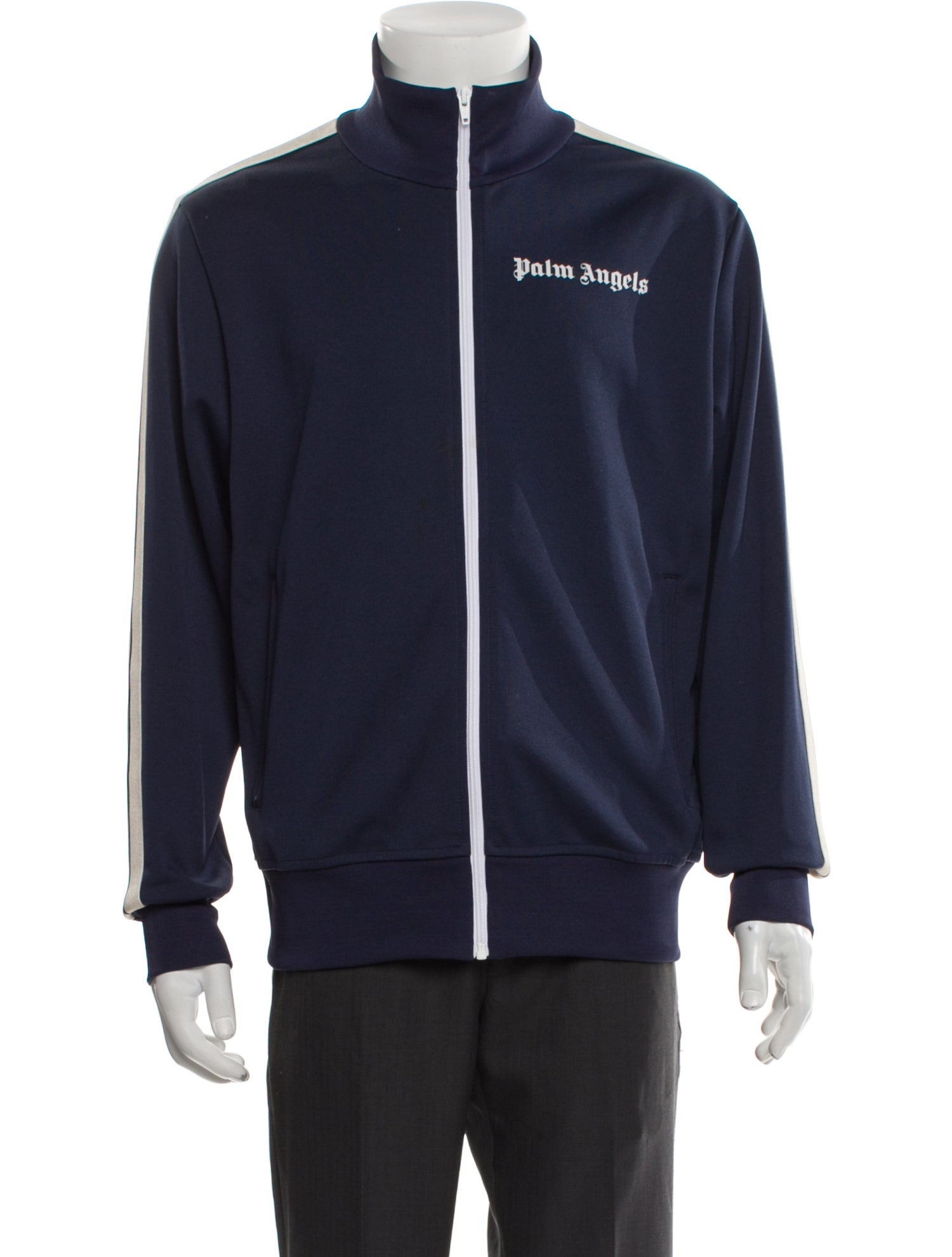 Palm Angels Striped Windbreaker