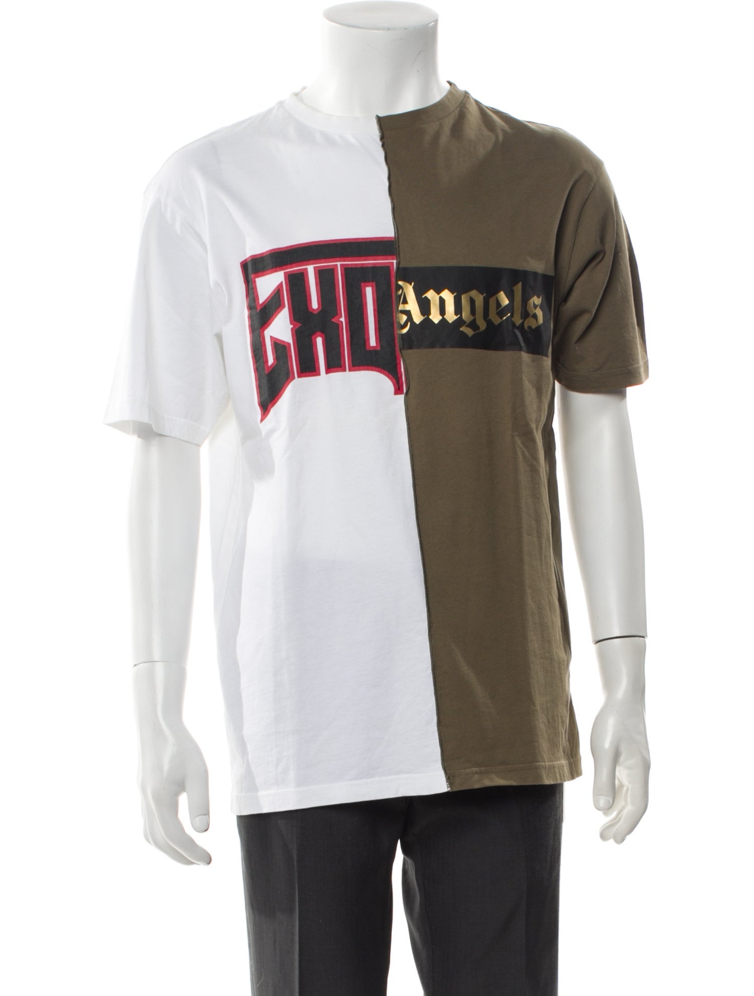 Palm Angels Graphic Print Crew Neck T-Shirt