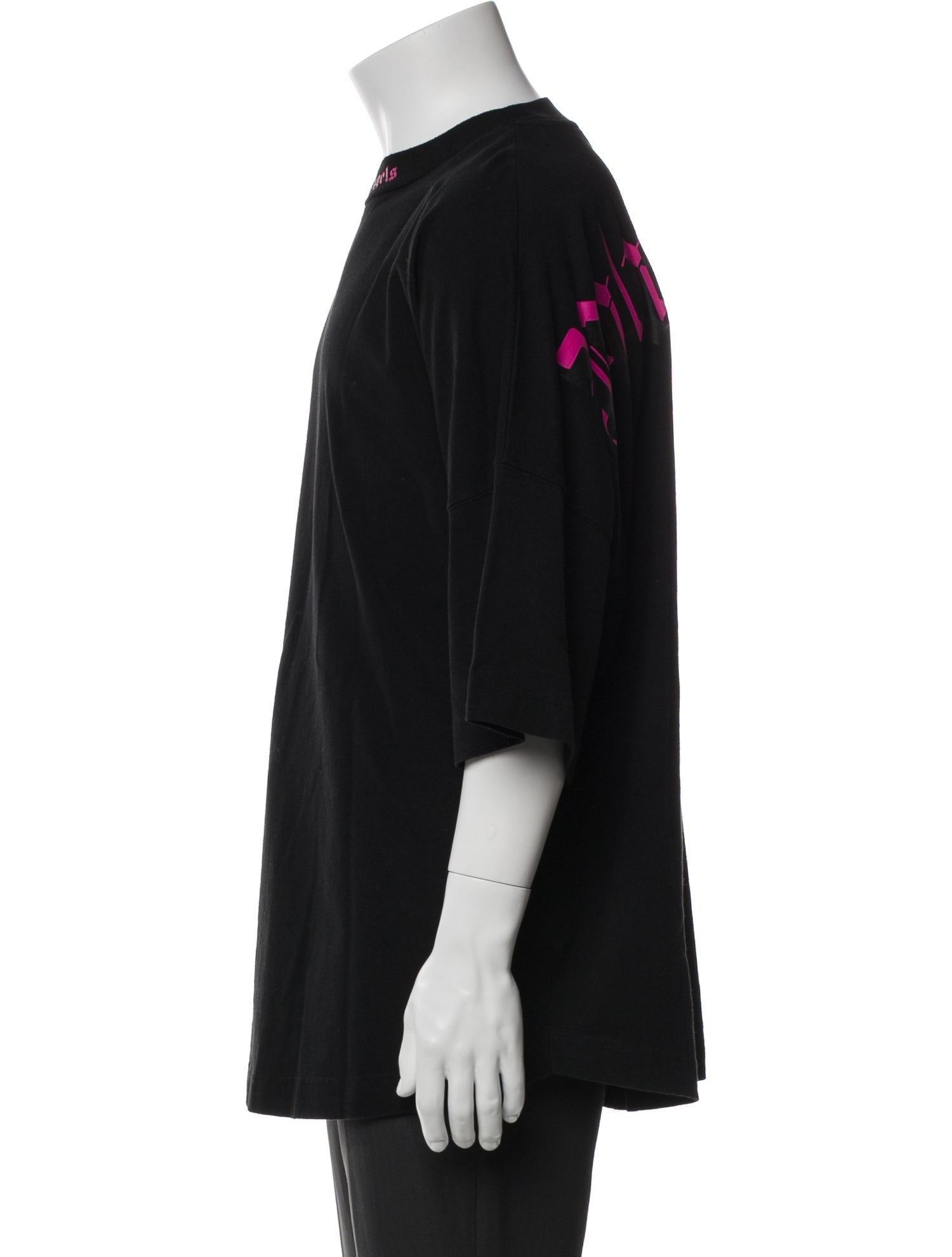 Palm Angels Graphic Print Crew Neck T-Shirt