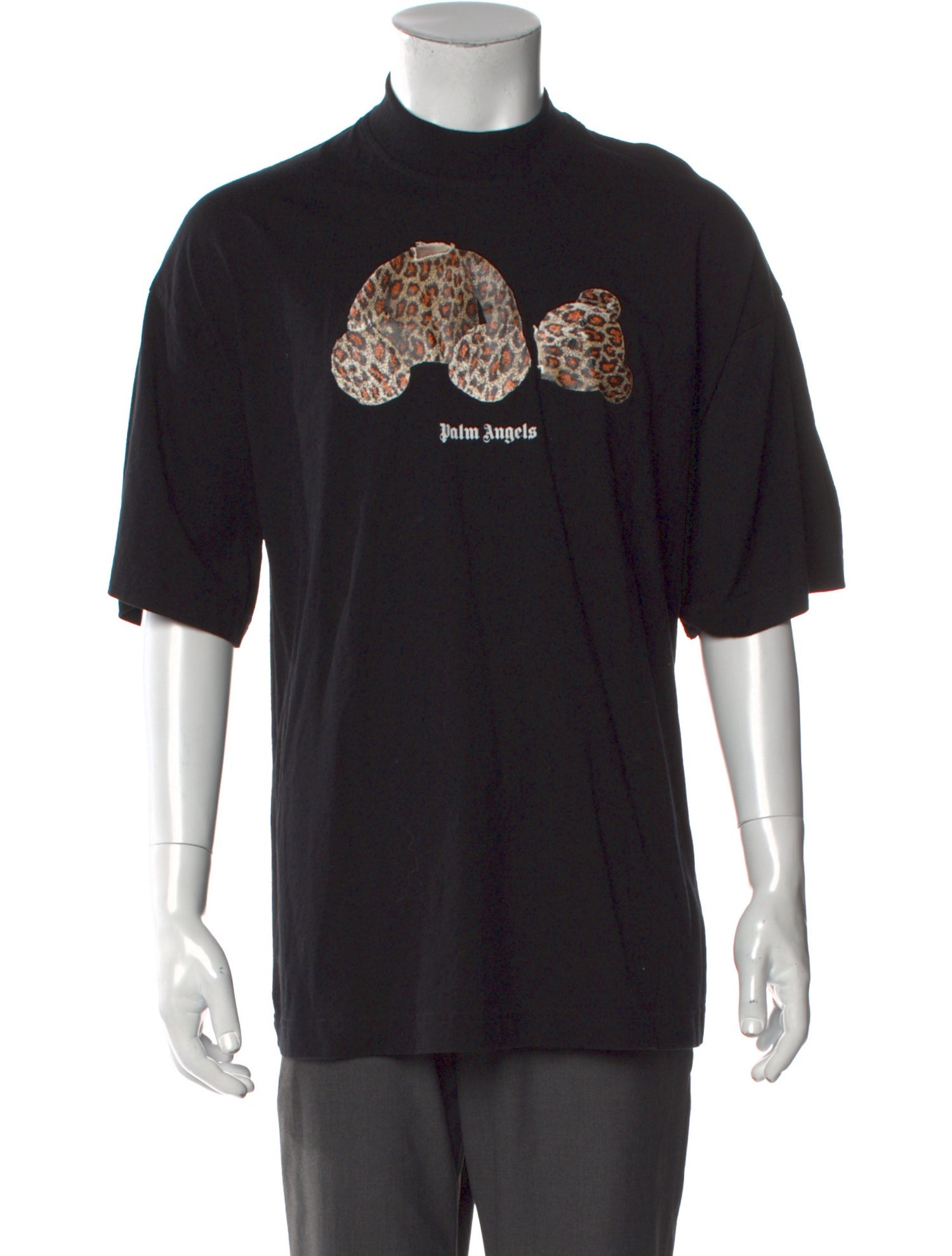 Palm Angels Graphic Print Crew Neck T-Shirt