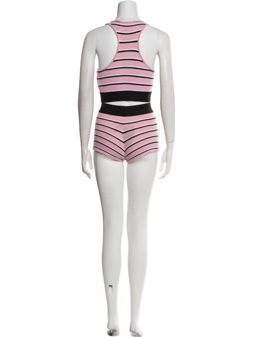 Palm Angels Striped Short Set