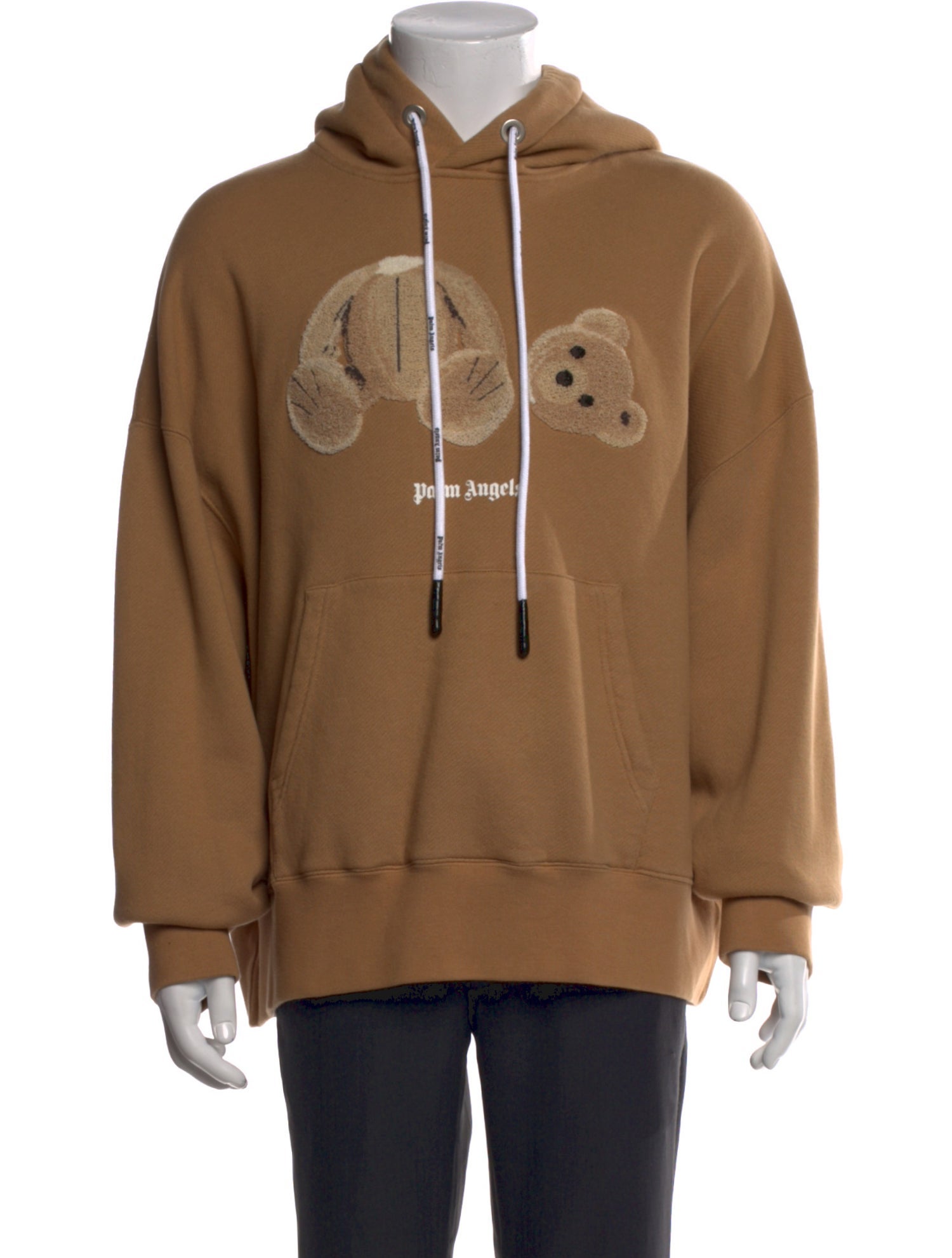 Palm Angels Graphic Print Crew Neck Hoodie