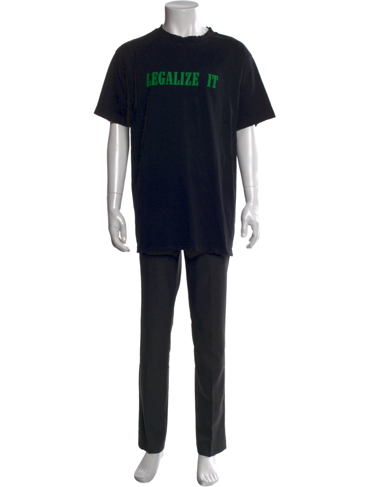 Palm Angels Graphic Print Crew Neck T-Shirt