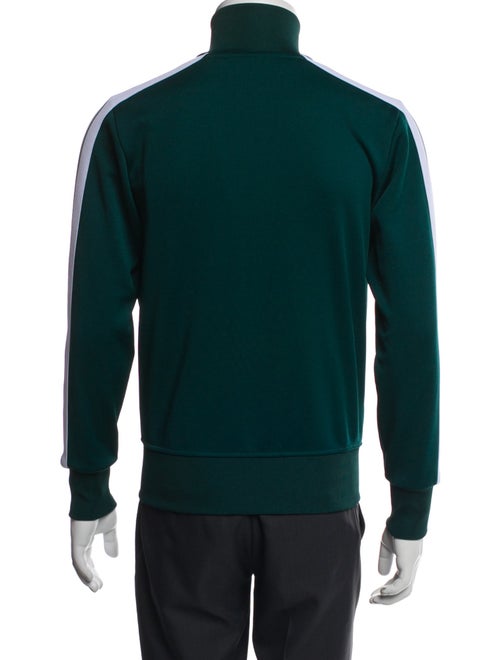 Palm Angels Graphic Print Turtleneck Cardigan