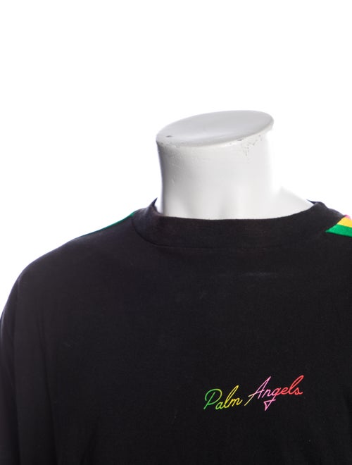 Palm Angels Graphic Print Crew Neck T-Shirt