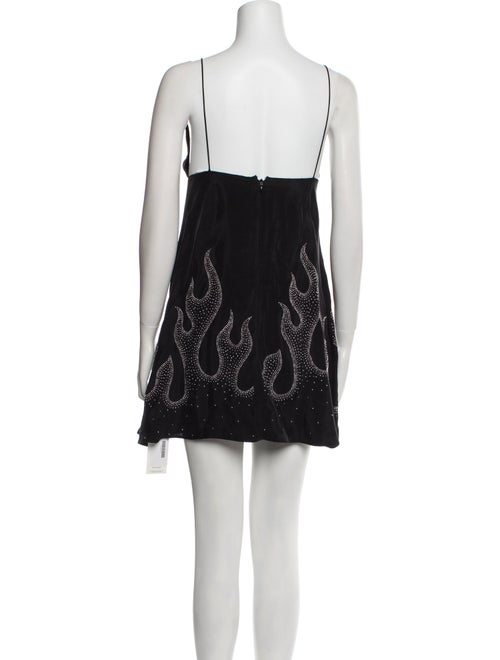 Palm Angels V-Neck Mini Dress