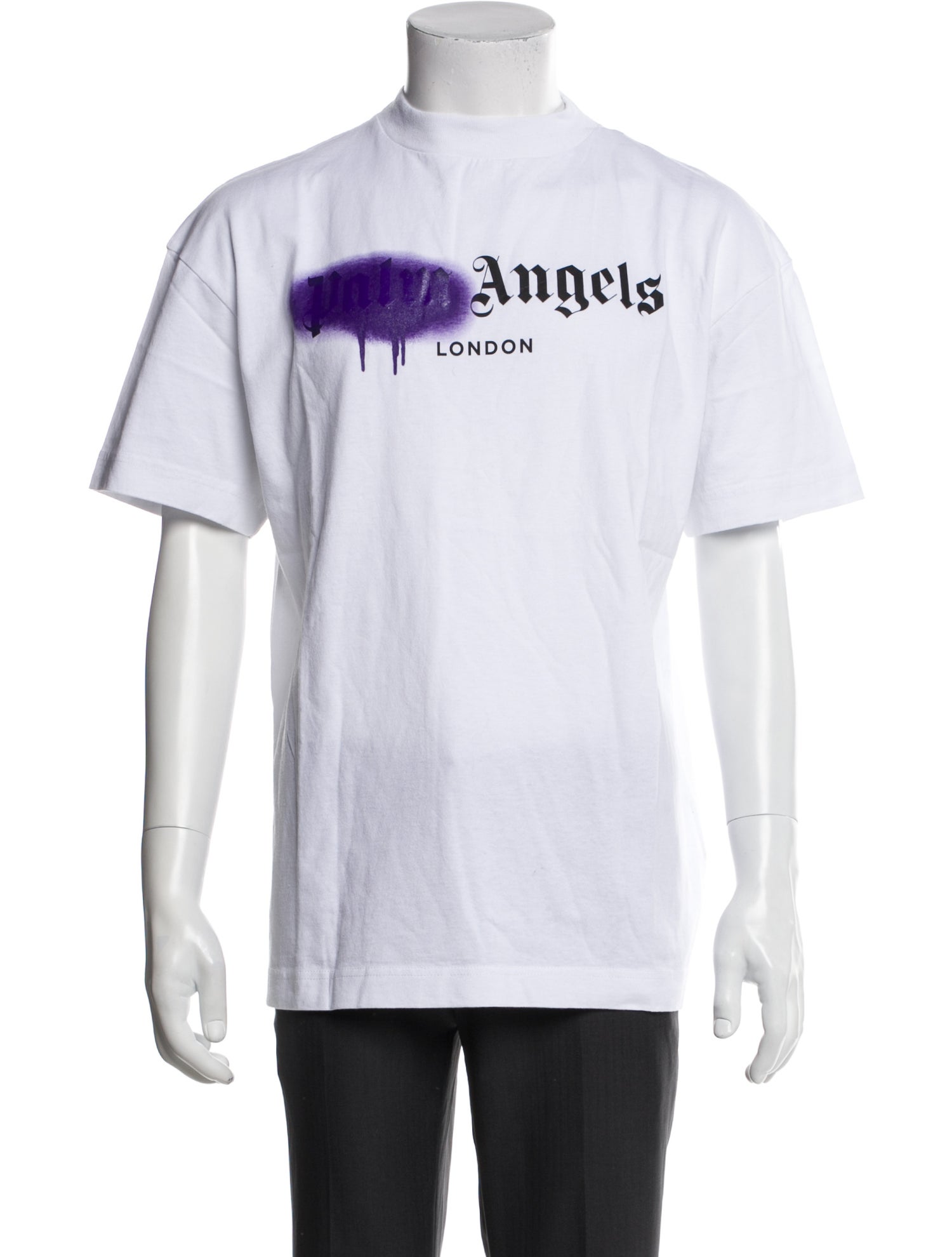 Palm Angels Graphic Print Crew Neck T-Shirt w/ Tags