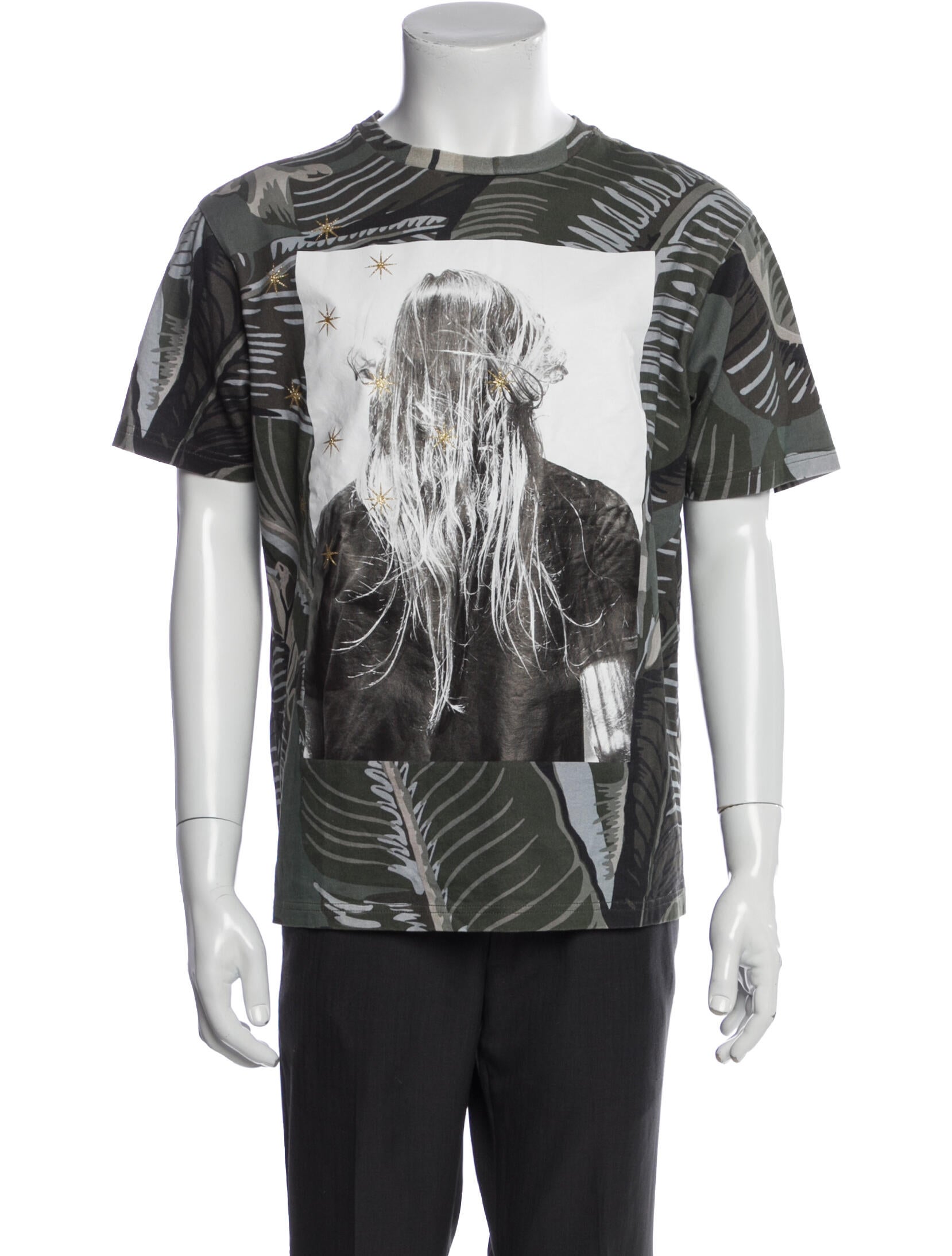 Palm Angels Graphic Print Crew Neck T-Shirt