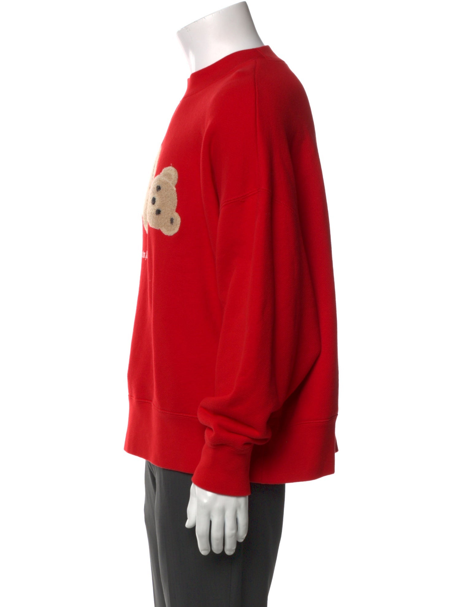 Palm Angels Graphic Print Crew Neck Sweatshirt