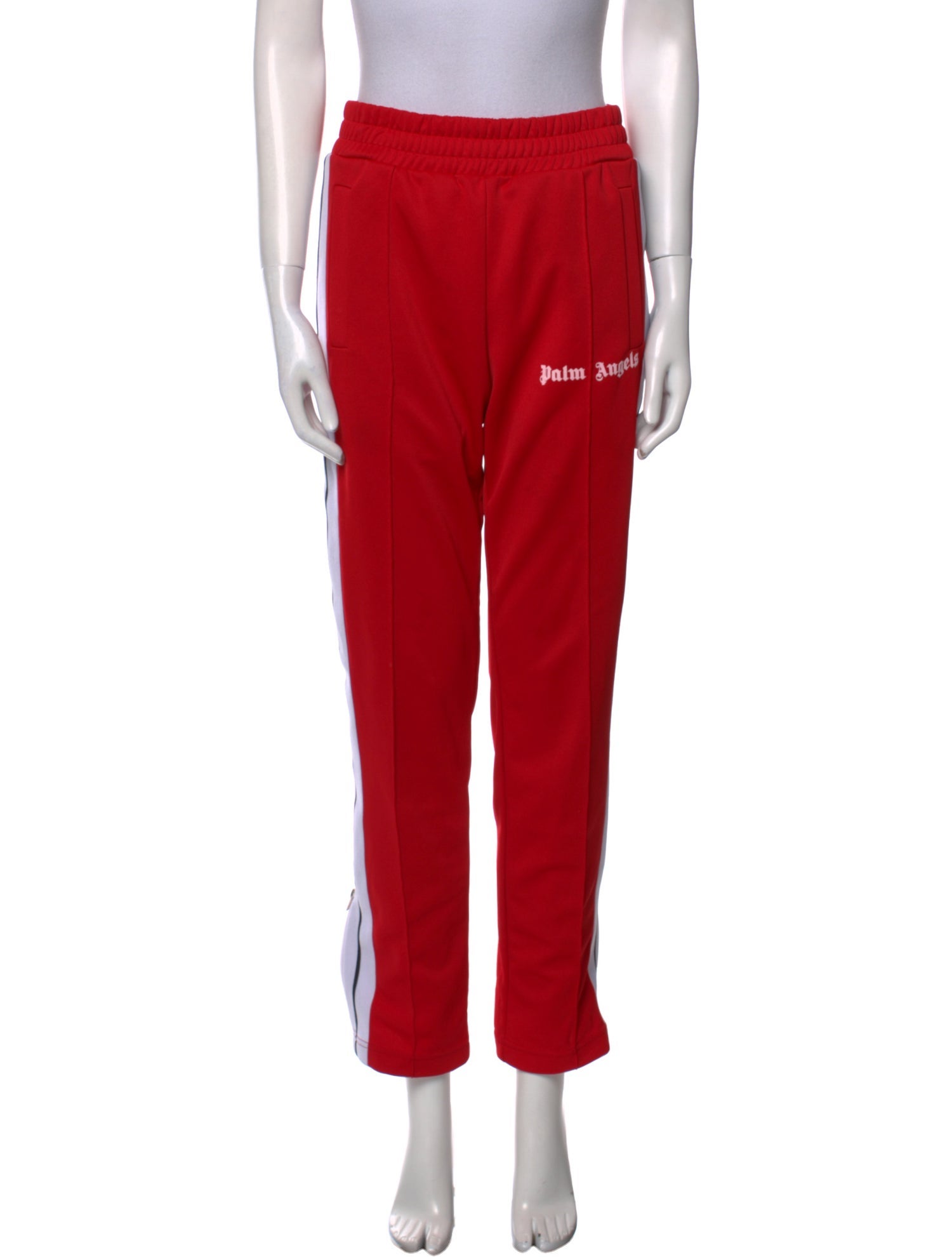 Palm Angels Graphic Print Straight Leg Pants