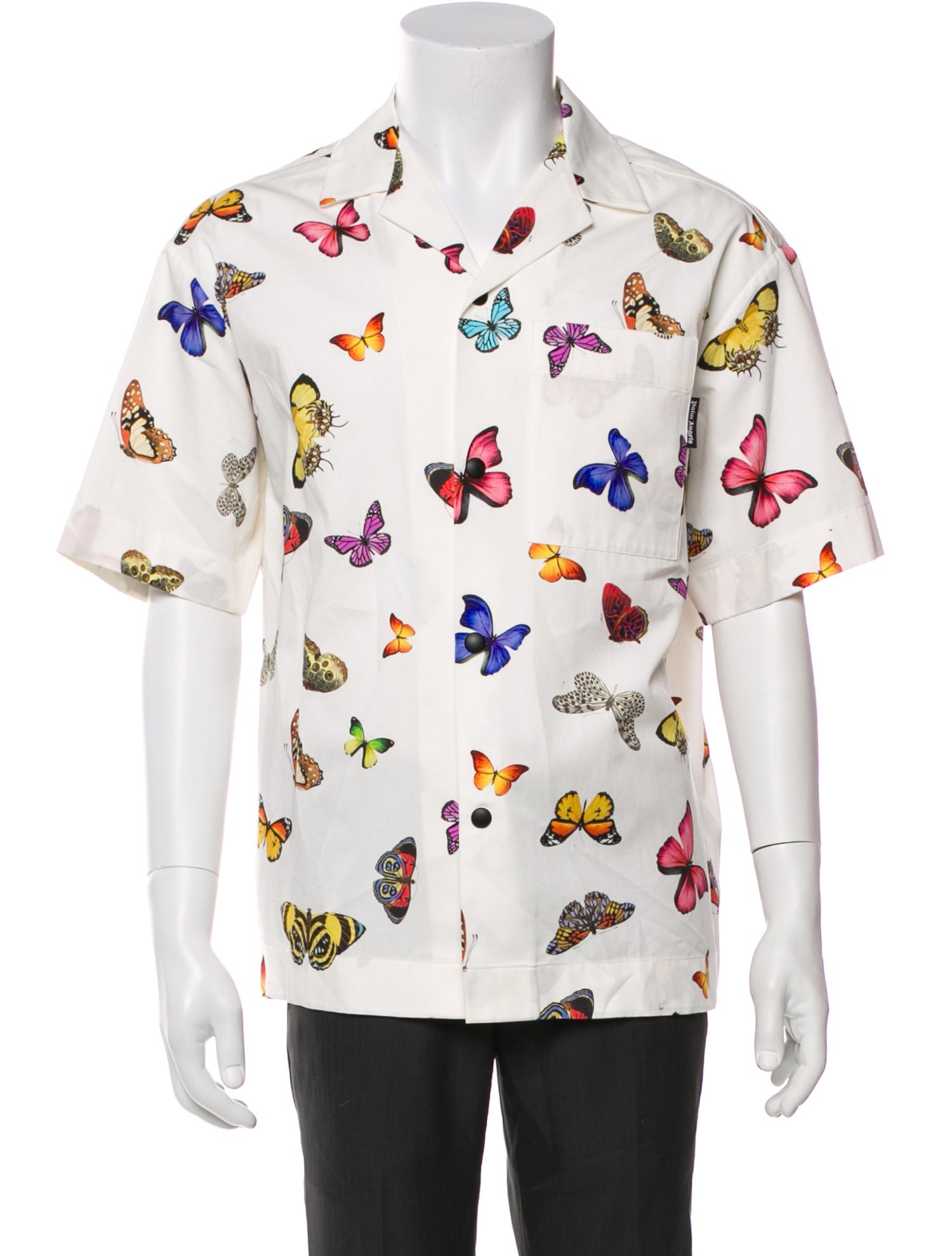 Palm Angels Graphic Print Short Sleeve Shirt