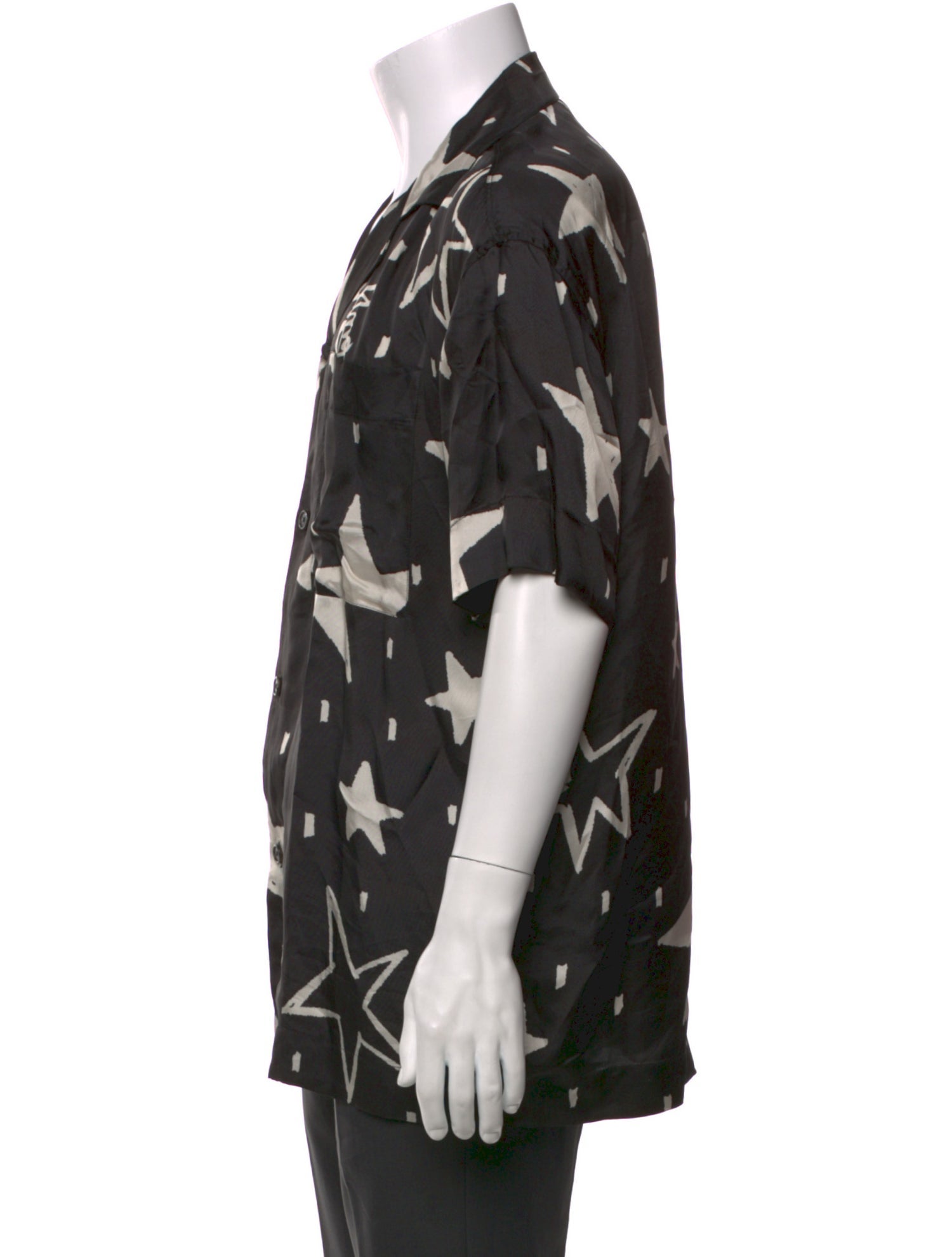 Palm Angels Floral Print Short Sleeve Shirt