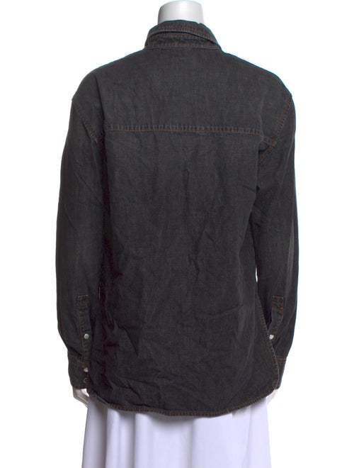 Palm Angels Long Sleeve Button-Up Top