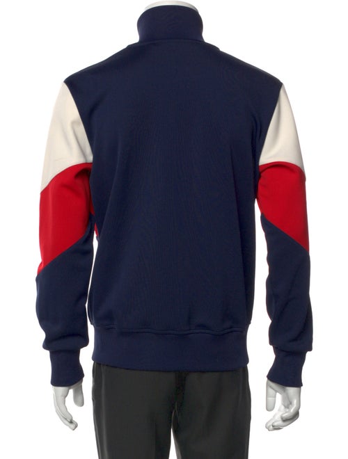 Palm Angels Colorblock Pattern Turtleneck Sweatshirt