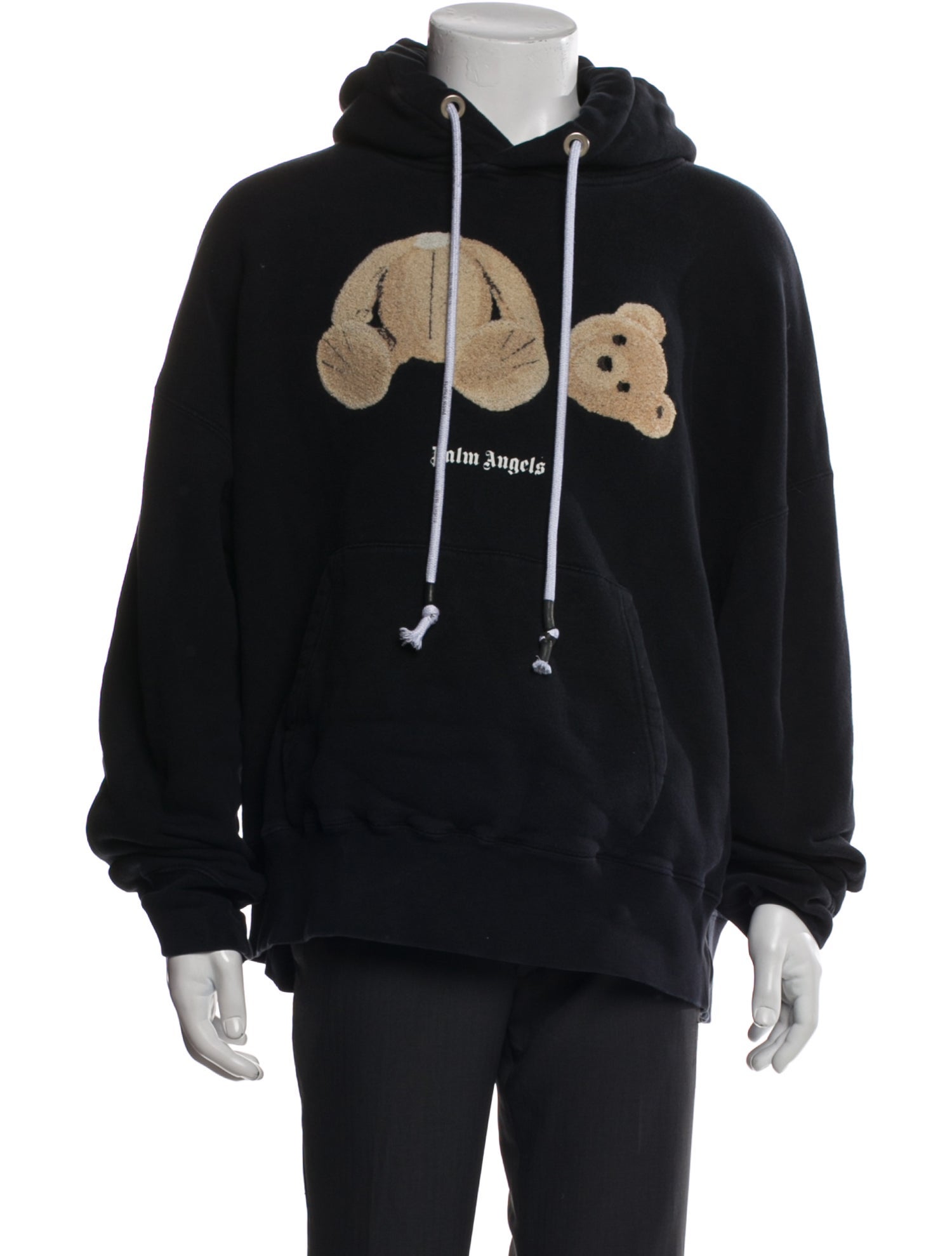 Palm Angels Graphic Print Crew Neck Hoodie