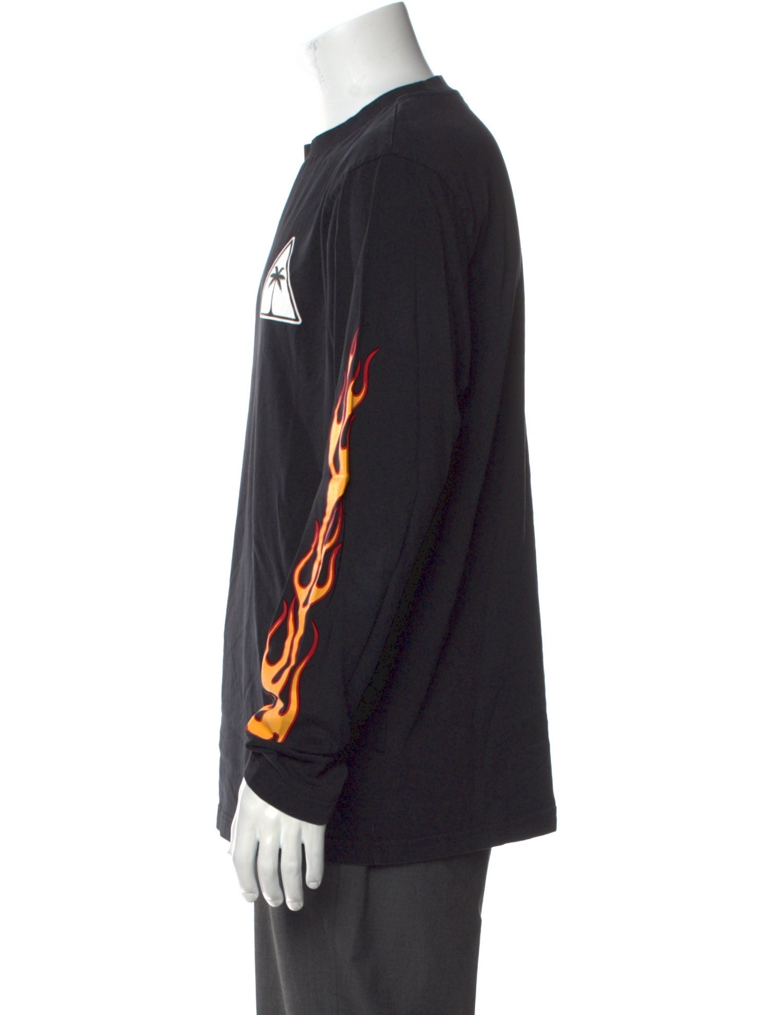 Palm Angels Graphic Print Crew Neck T-Shirt