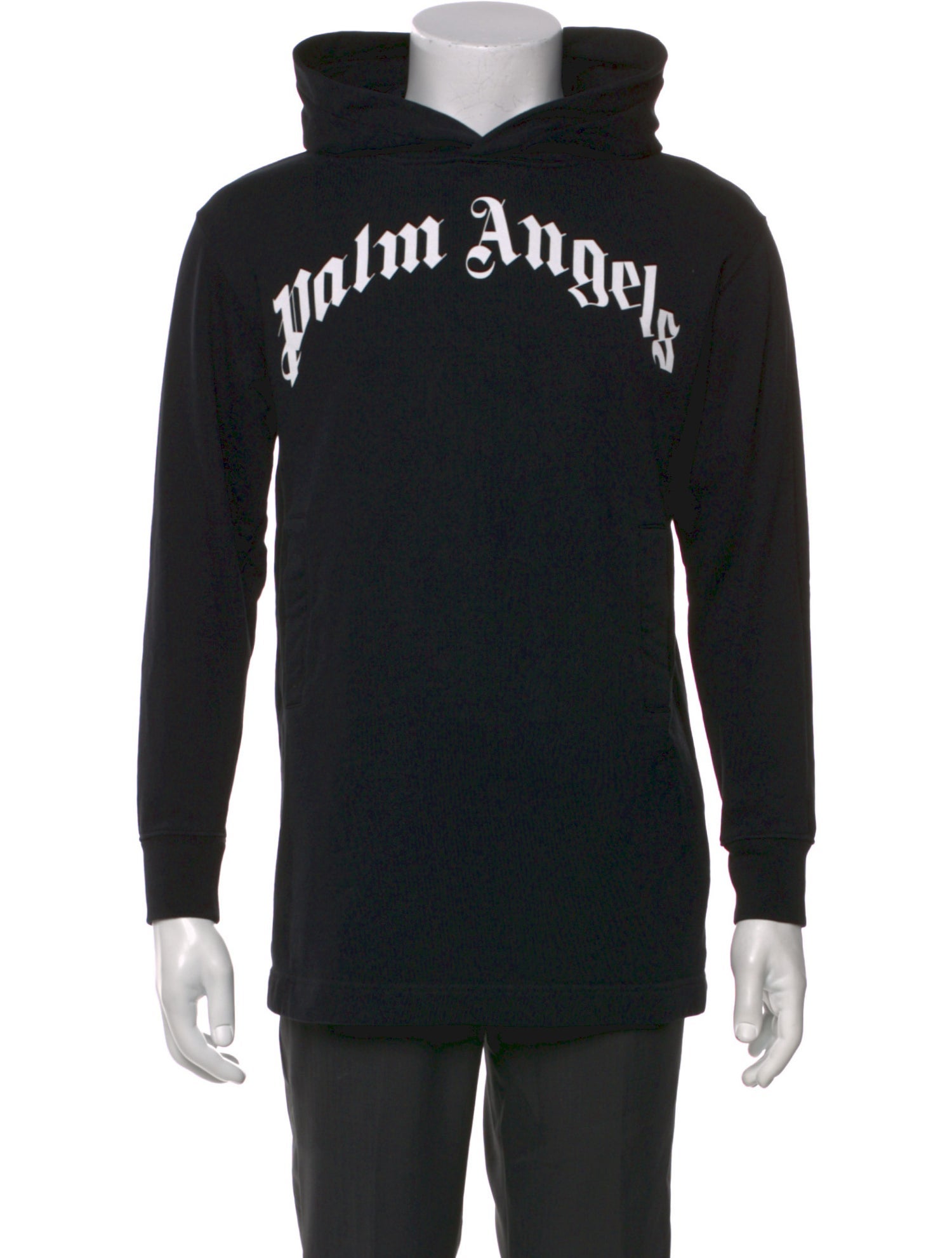 Palm Angels Graphic Print Crew Neck Hoodie