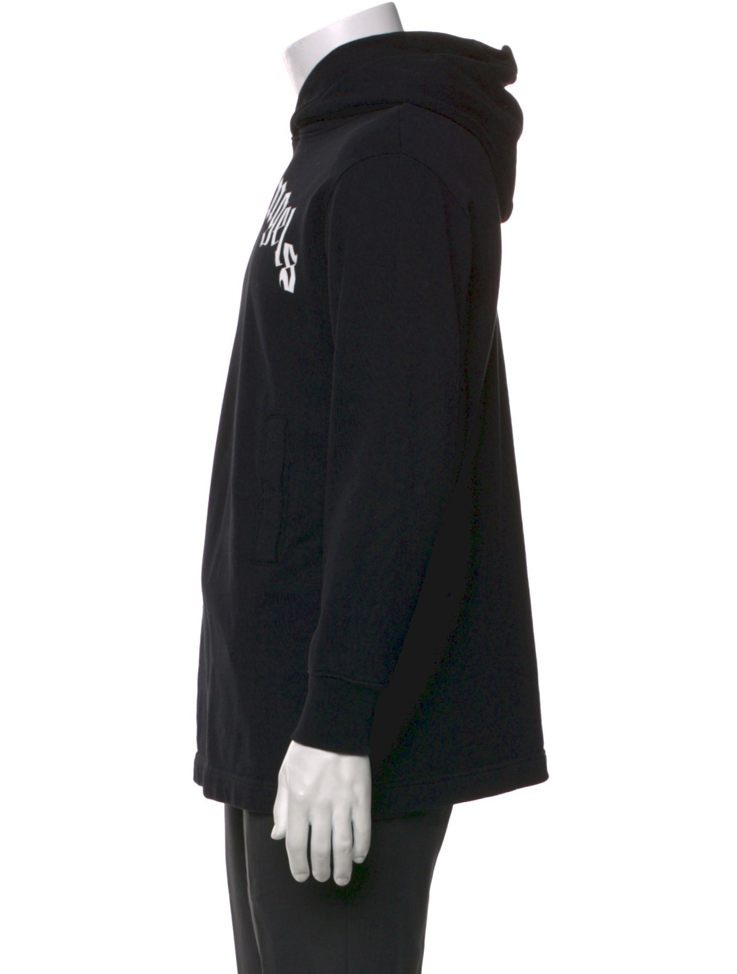 Palm Angels Graphic Print Crew Neck Hoodie