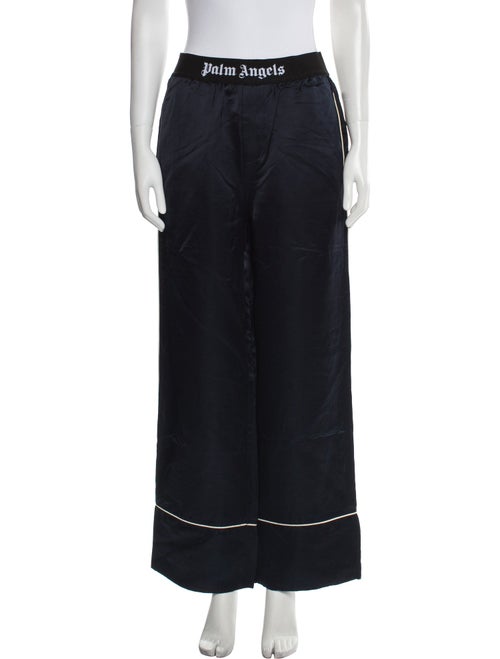 Palm Angels Linen Wide Leg Pants