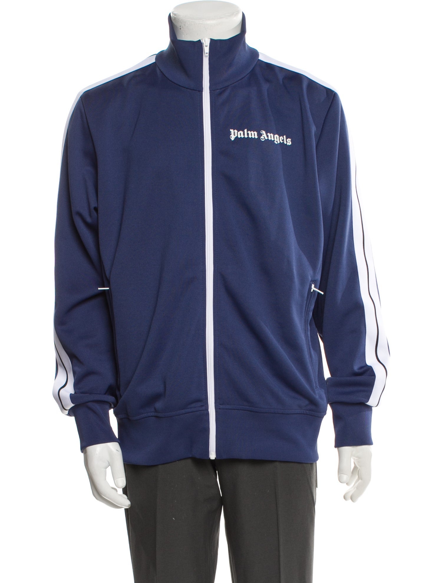 Palm Angels Striped Windbreaker